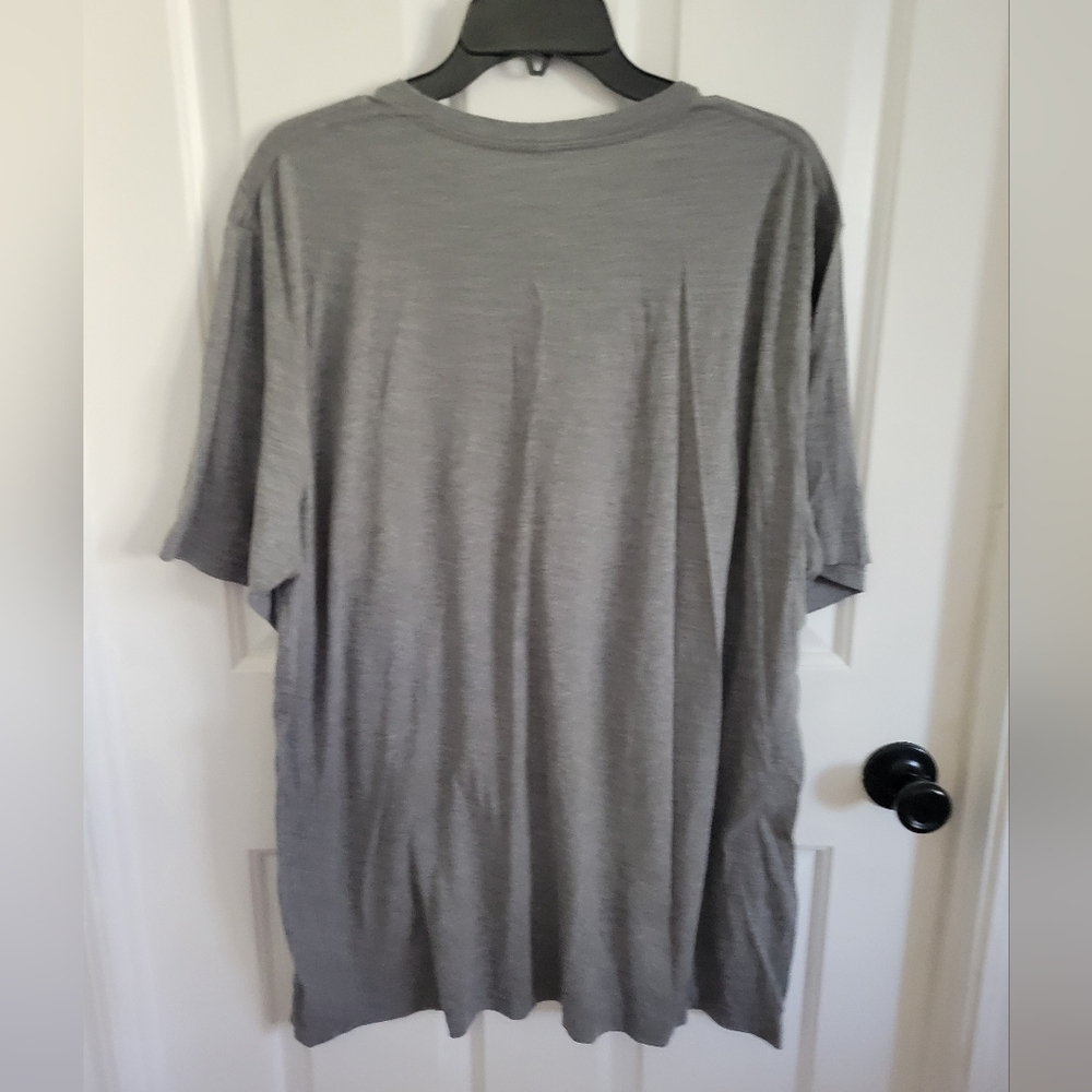 Texas True Threads Women’s Gray Baseball Heart Graphic Tee Shirt Soft Blend 3XL - Picture 2 of 4
